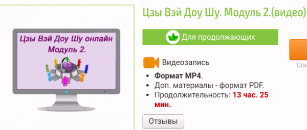 Цзы Вэй Доу Шу. Модуль 2 (Наталья Титова)
