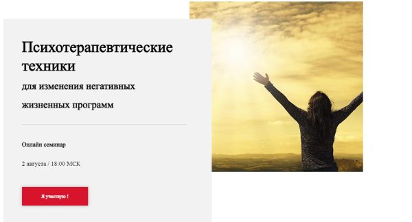 Психотерапевтические техники для изменения негативных жизненных программ (Лариса Шевцова)